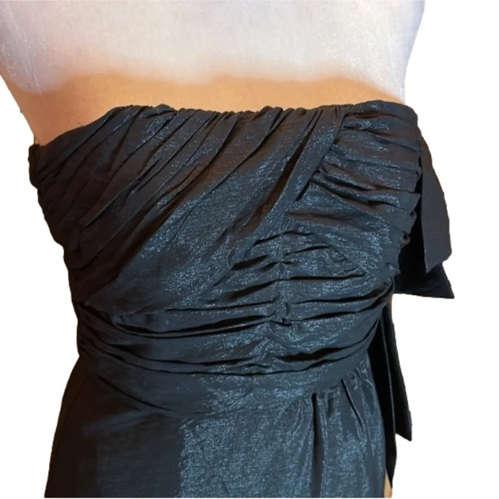 BCBGeneration Black Strapless Cocktail Party/Holiday Dress, Size 0